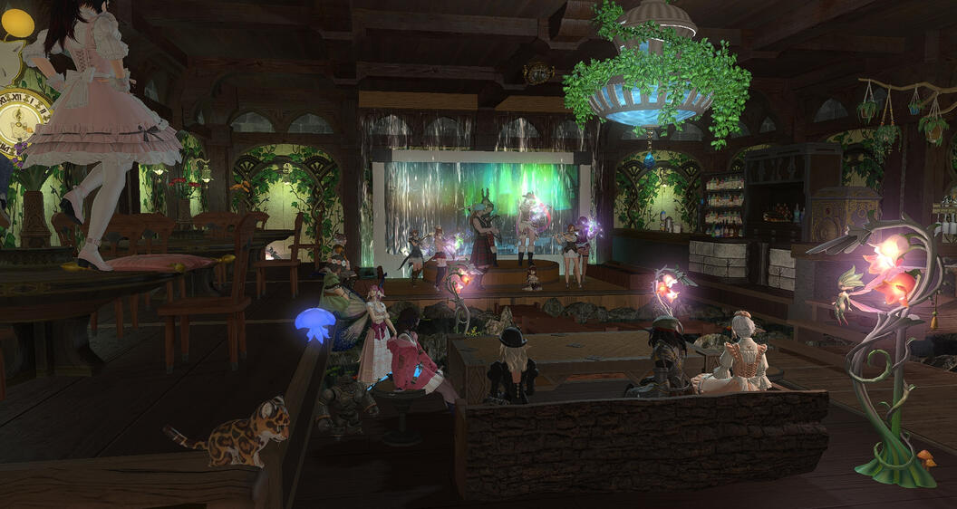 The Lassies pley at a regular appenin o the Laird&#39;s Crannog in Ravana, Materia.