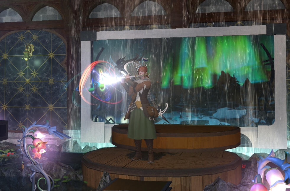 Valorye solo-piping on the house stage